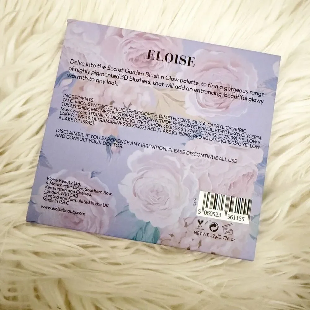 ELOISE BEAUTY | Secret Garden 3D Blush N Glow Palette 4 Color | NEW!